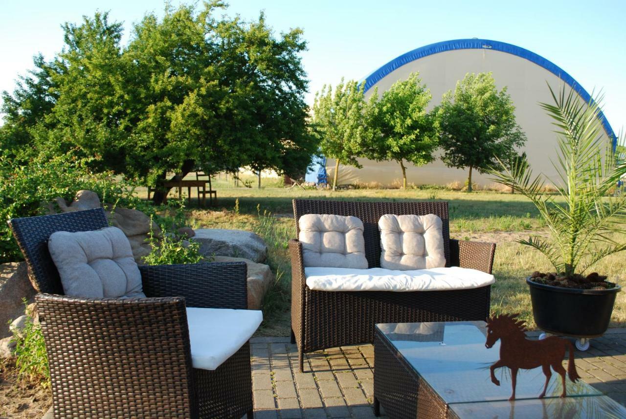 Ferienwohnung Auf Pferdehof Dreetz ภายนอก รูปภาพ